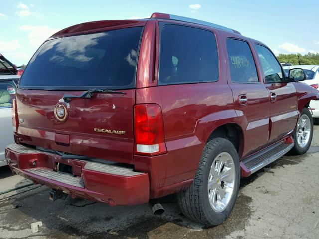 1GYEK63N43R149399 - 2003 CADILLAC ESCALADE L BURGUNDY photo 4