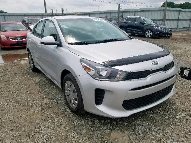 3KPA24AB4KE172614 - 2019 KIA RIO S GRAY photo 1