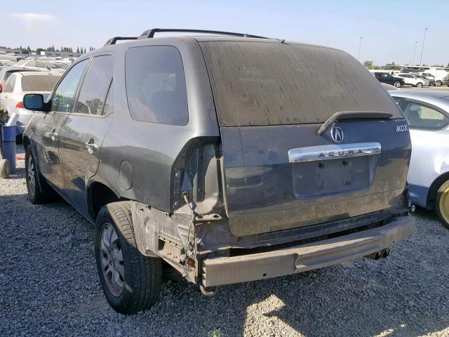 2HNYD18653H523272 - 2003 ACURA MDX TOURIN GRAY photo 3