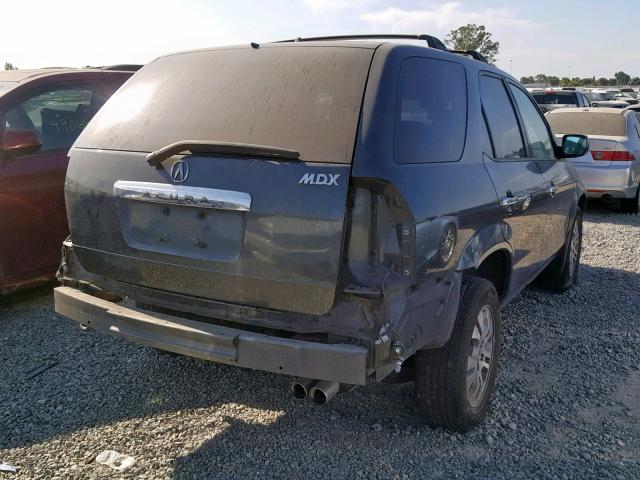 2HNYD18653H523272 - 2003 ACURA MDX TOURIN GRAY photo 4