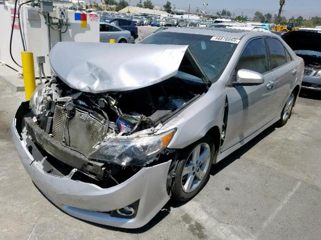 4T1BF1FK7CU569409 - 2012 TOYOTA CAMRY BASE SILVER photo 2