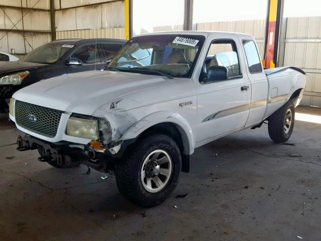 1FTYR14UX1PB49374 - 2001 FORD RANGER SUP WHITE photo 2