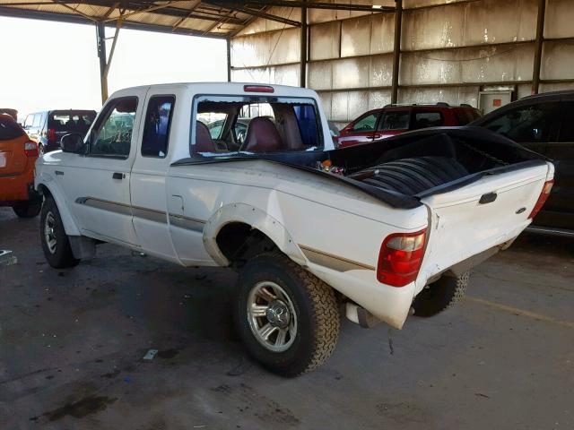 1FTYR14UX1PB49374 - 2001 FORD RANGER SUP WHITE photo 3