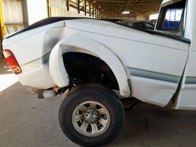 1FTYR14UX1PB49374 - 2001 FORD RANGER SUP WHITE photo 9