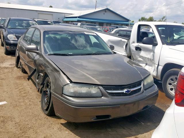 2G1WF52E439424430 - 2003 CHEVROLET IMPALA GRAY photo 1