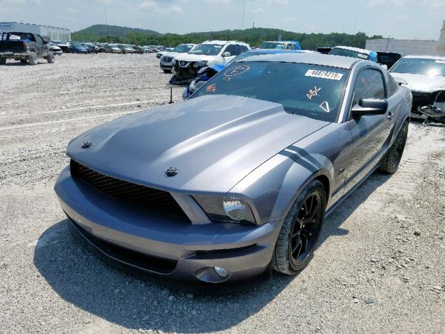 1ZVHT82H765194966 - 2006 FORD MUSTANG GT GRAY photo 2