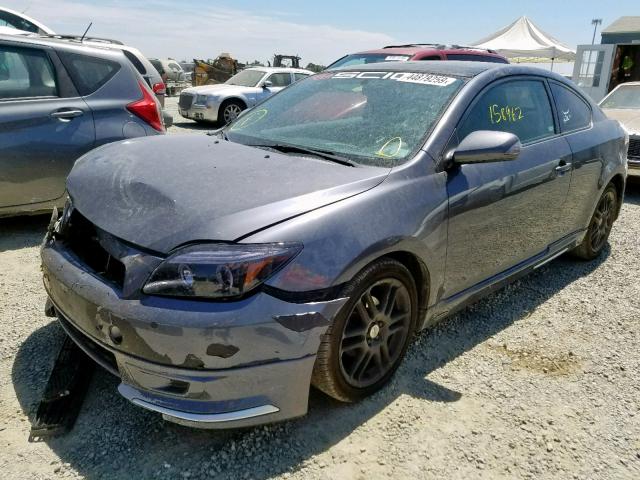 JTKDE167X80273612 - 2008 TOYOTA SCION TC ვერცხლისფერი ფოტო 2