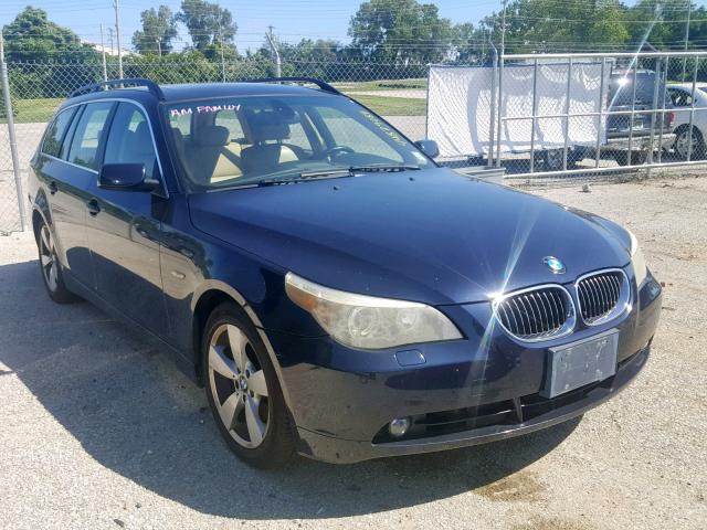 WBANN73567CN04341 - 2007 BMW 530 XIT BLUE photo 1