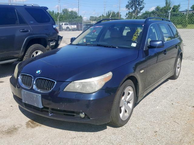 WBANN73567CN04341 - 2007 BMW 530 XIT BLUE photo 2