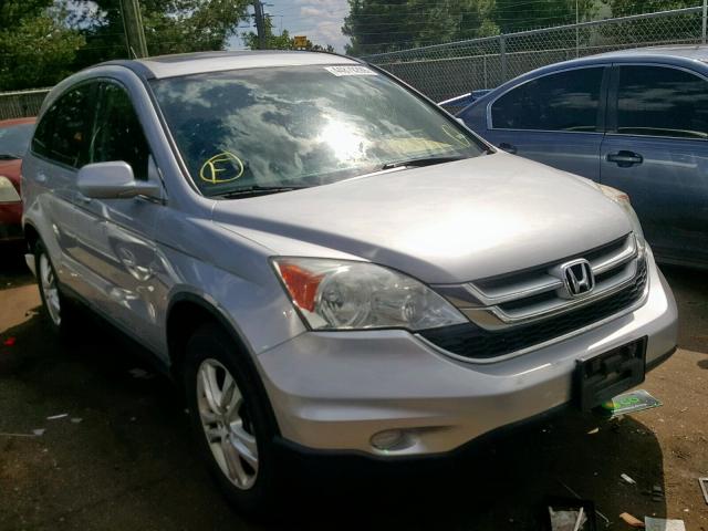 5J6RE4H75AL032017 - 2010 HONDA CR-V EXL SILVER photo 1