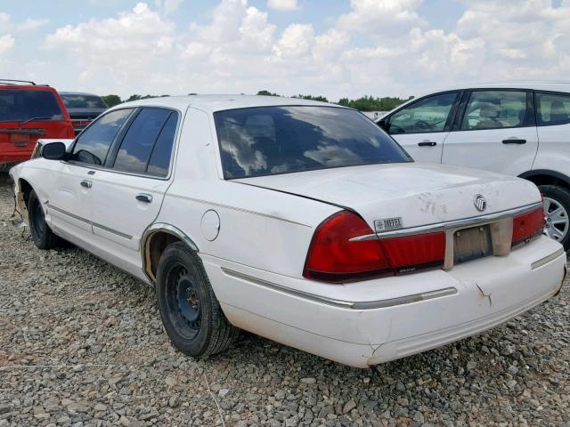 2MEFM74W5YX686280 - 2000 MERCURY GRAND MARQ WHITE photo 3