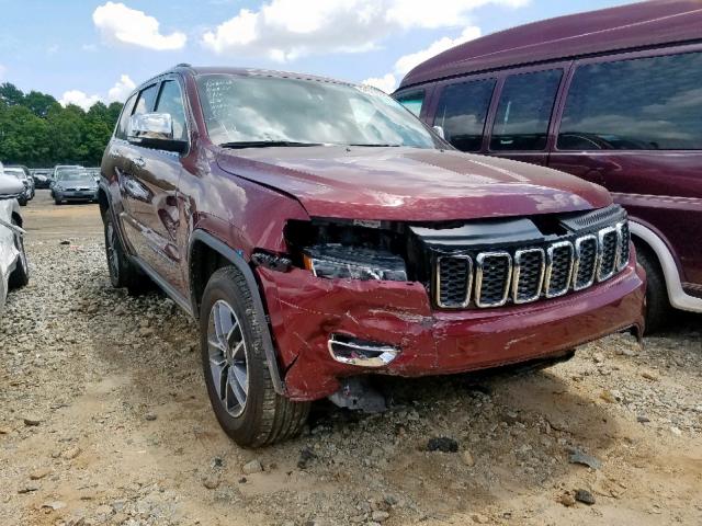 1C4RJFBG4KC711915 - 2019 JEEP GRAND CHER BURGUNDY photo 1