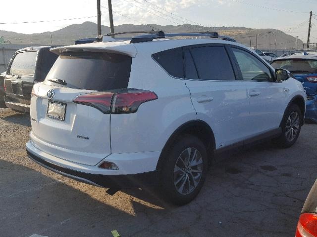 JTMRJREV6JD230987 - 2018 TOYOTA RAV4 HV LE WHITE photo 4