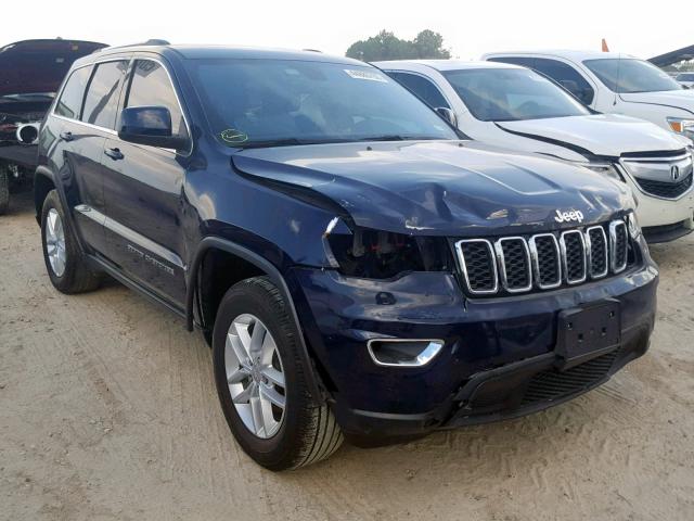 1C4RJEAGXHC752344 - 2017 JEEP GRAND CHER BLUE photo 1