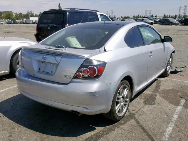 JTKDE167580220560 - 2008 TOYOTA SCION TC ვერცხლისფერი ფოტო 4