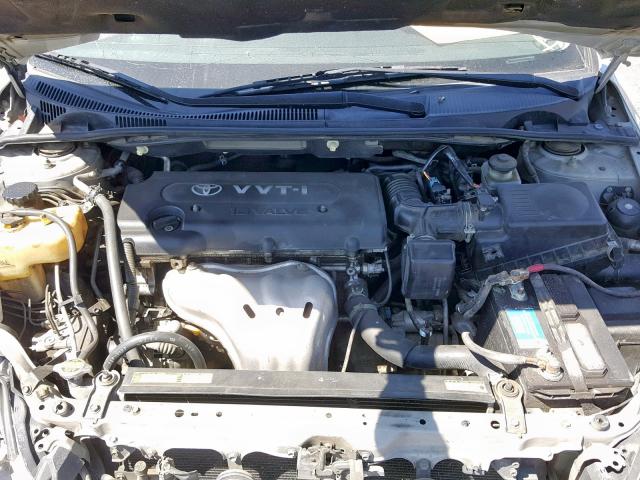 JTKDE167580220560 - 2008 TOYOTA SCION TC ვერცხლისფერი ფოტო 7