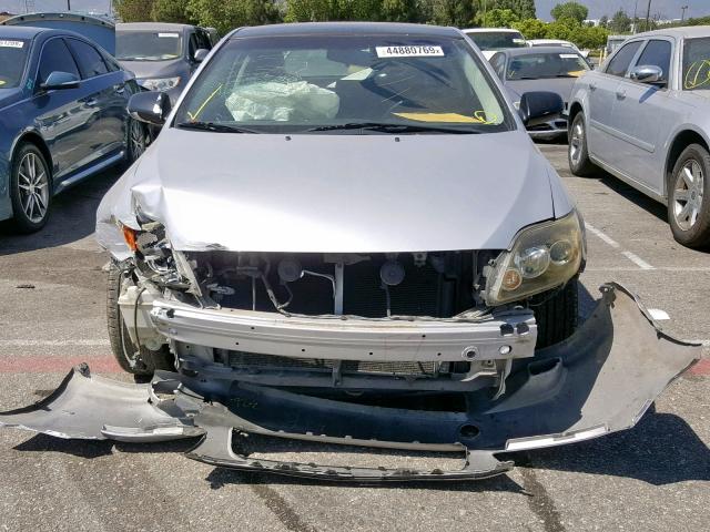 JTKDE167580220560 - 2008 TOYOTA SCION TC ვერცხლისფერი ფოტო 9