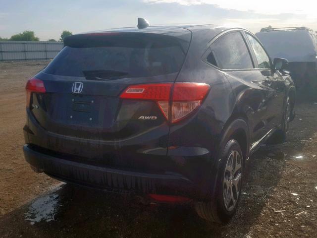 3CZRU6H53JG720950 - 2018 HONDA HR-V EX BLACK photo 4