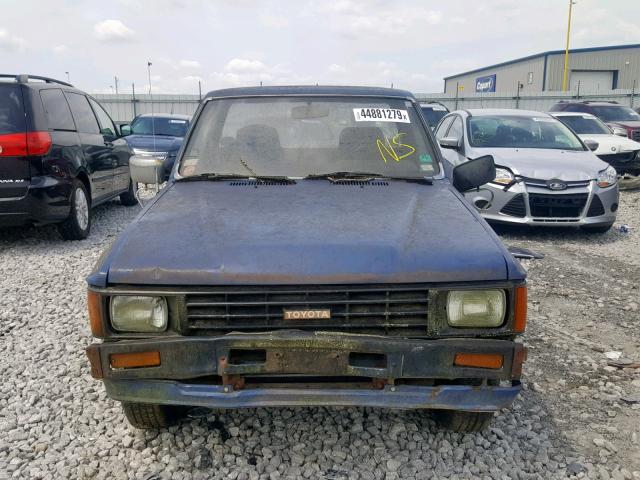 JT4RN50R9G0144788 - 1986 TOYOTA PICKUP 1/2 BLUE photo 9