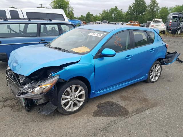 JM1BL1K61B1416062 - 2011 MAZDA 3 S BLUE photo 2