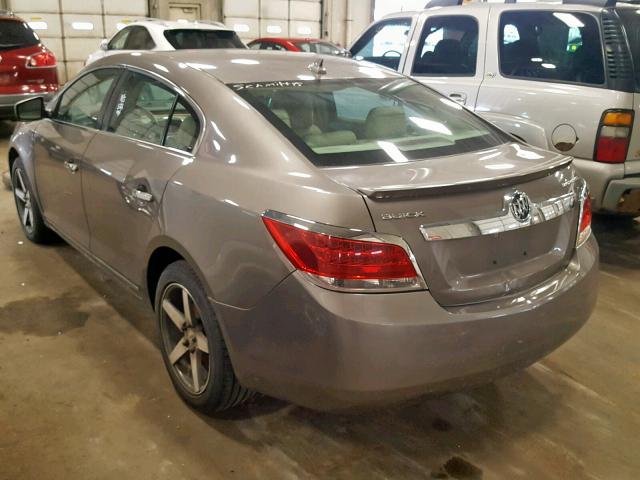 1G4GA5EC1AF257254 - 2010 BUICK LACROSSE C BROWN photo 3