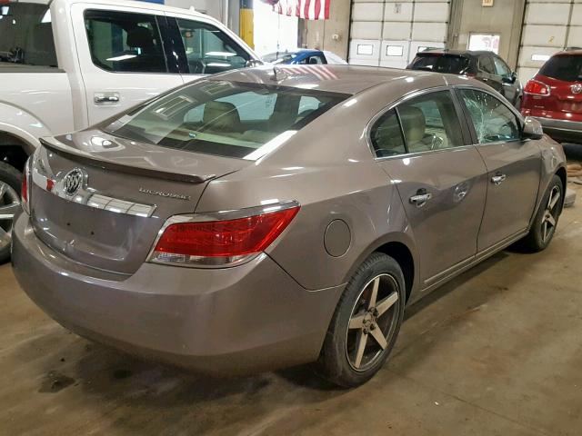 1G4GA5EC1AF257254 - 2010 BUICK LACROSSE C BROWN photo 4