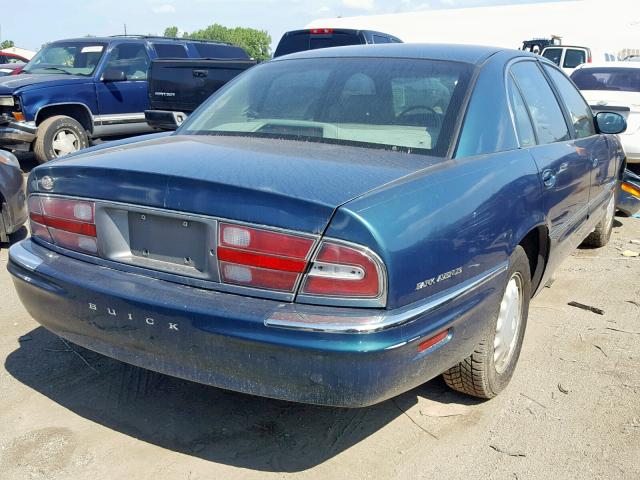 1G4CW52K8V4647815 - 1997 BUICK PARK AVENU TEAL photo 4