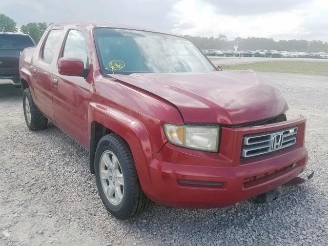 2HJYK16536H533627 - 2006 HONDA RIDGELINE RED photo 1