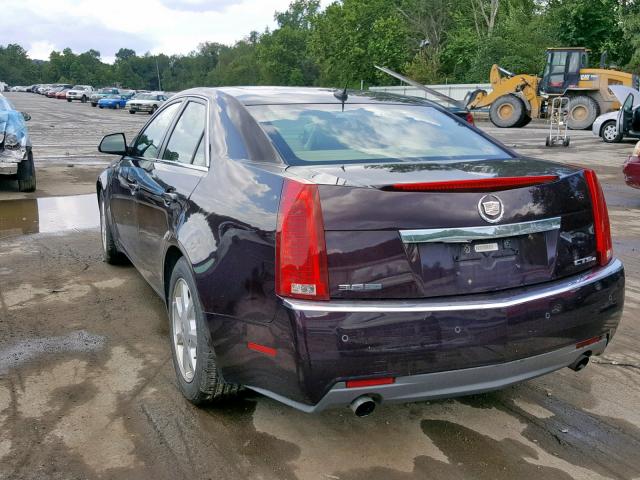 1G6DT57V680131522 - 2008 CADILLAC CTS HI FEA PURPLE photo 3