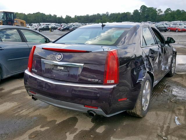 1G6DT57V680131522 - 2008 CADILLAC CTS HI FEA PURPLE photo 4