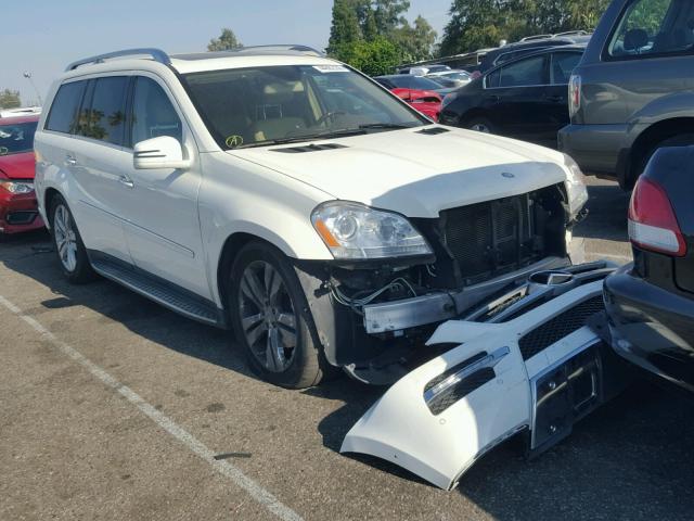 4JGBF7BE9CA788571 - 2012 MERCEDES-BENZ GL 450 WHITE photo 1