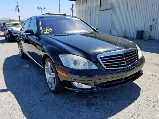 WDDNG71XX7A122526 - 2007 MERCEDES-BENZ S 550 BLACK photo 1