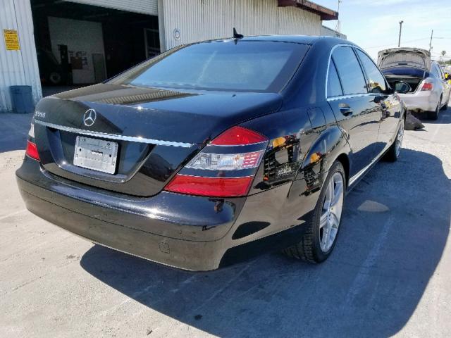 WDDNG71XX7A122526 - 2007 MERCEDES-BENZ S 550 BLACK photo 4