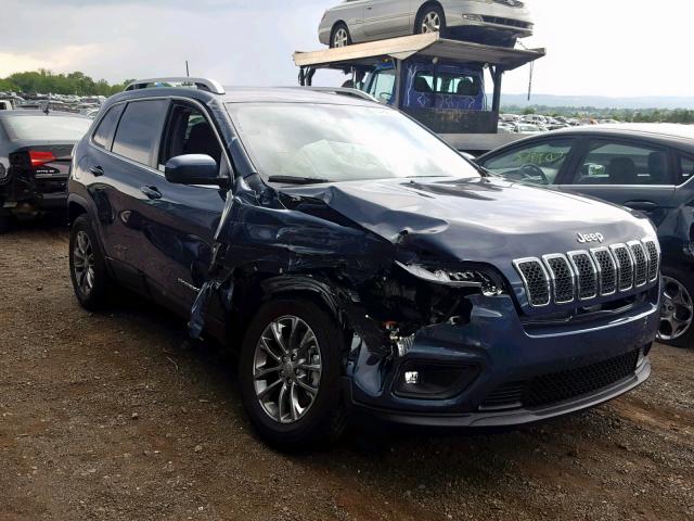 1C4PJMLB9KD425745 - 2019 JEEP CHEROKEE L BLUE photo 1