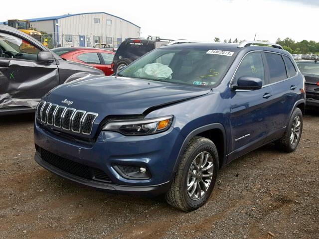 1C4PJMLB9KD425745 - 2019 JEEP CHEROKEE L BLUE photo 2