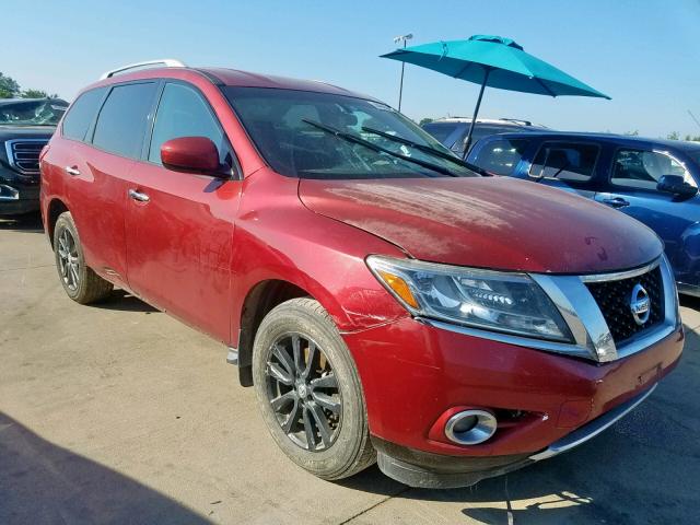 5N1AR2MN6DC686847 - 2013 NISSAN PATHFINDER RED photo 1