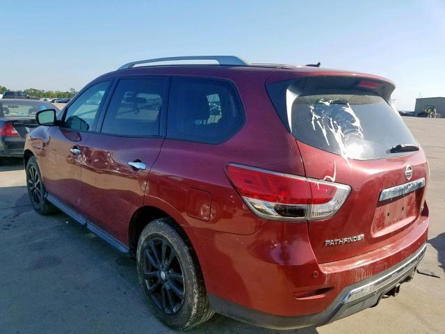 5N1AR2MN6DC686847 - 2013 NISSAN PATHFINDER RED photo 3