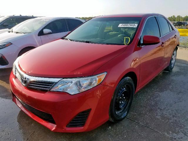 4T4BF1FK0ER436838 - 2014 TOYOTA CAMRY L Qırmızı foto 2