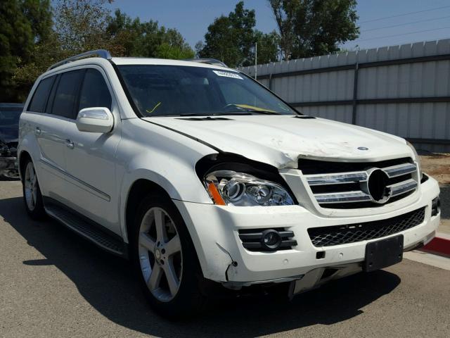 4JGBF71E09A514122 - 2009 MERCEDES-BENZ GL 450 4MA WHITE photo 1