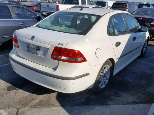 YS3FD49Y831051557 - 2003 SAAB 9-3 ARC WHITE photo 4