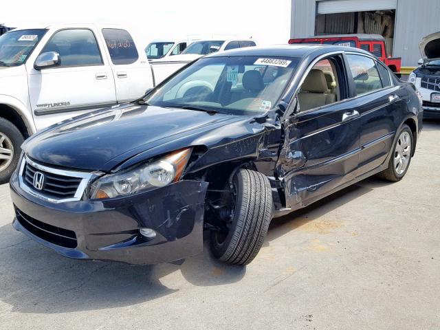 1HGCP3F84AA016173 - 2010 HONDA ACCORD EXL BLACK photo 2