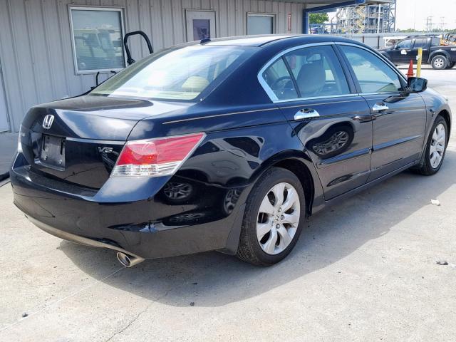 1HGCP3F84AA016173 - 2010 HONDA ACCORD EXL BLACK photo 4