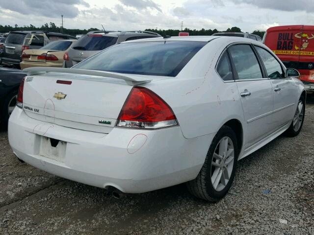 2G1WC5E36D1217024 - 2013 CHEVROLET IMPALA LTZ WHITE photo 4