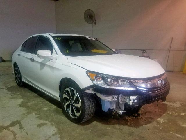 1HGCR2F84GA108641 - 2016 HONDA ACCORD EXL WHITE photo 1