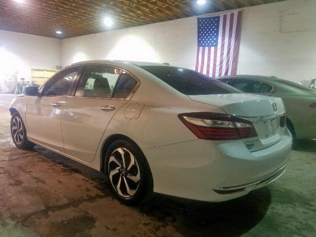 1HGCR2F84GA108641 - 2016 HONDA ACCORD EXL WHITE photo 3