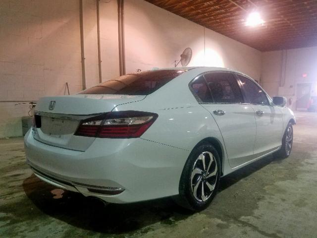 1HGCR2F84GA108641 - 2016 HONDA ACCORD EXL WHITE photo 4