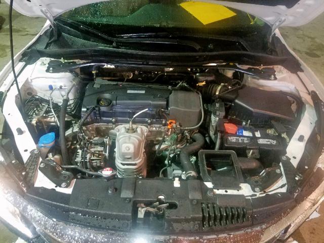 1HGCR2F84GA108641 - 2016 HONDA ACCORD EXL WHITE photo 7