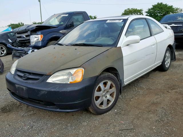 1HGEM229X3L040267 - 2003 HONDA CIVIC EX WHITE photo 2