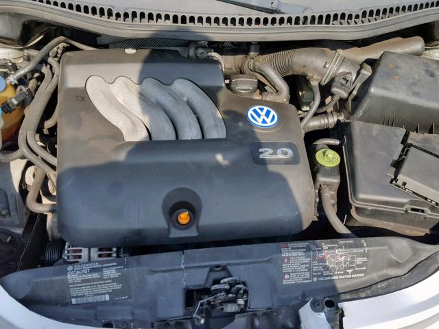 3VWCK21C81M445206 - 2001 VOLKSWAGEN NEW BEETLE ვერცხლისფერი ფოტო 7