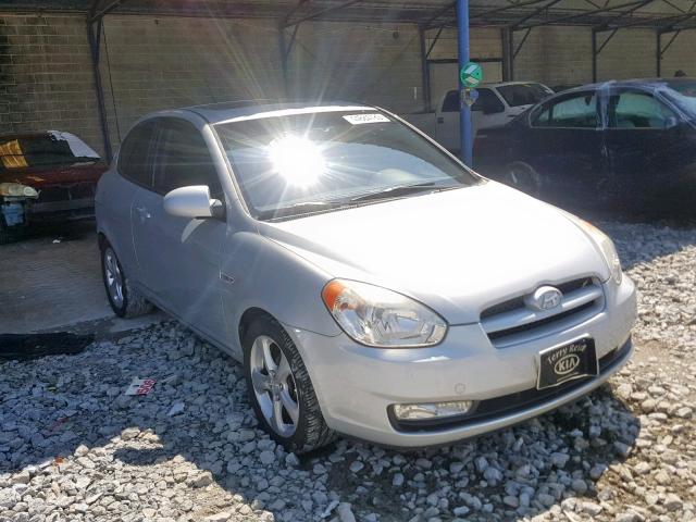 KMHCN36C58U082423 - 2008 HYUNDAI ACCENT SE SILVER photo 1